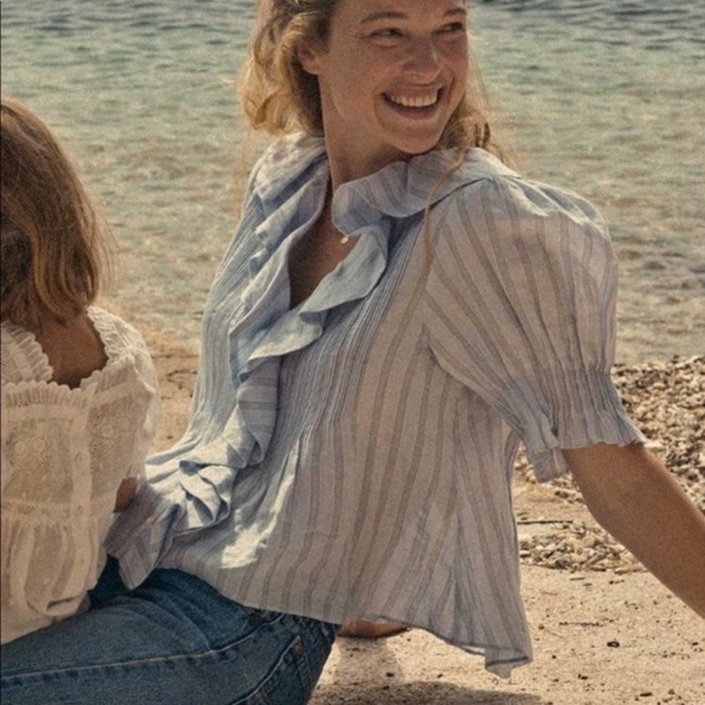 Dôen Henri Top in Pierre Stripe Size XS